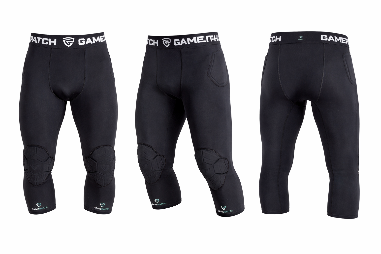 GAMEPATCH 3/4 TIGHTS PADDED HOFTE/KNÆ