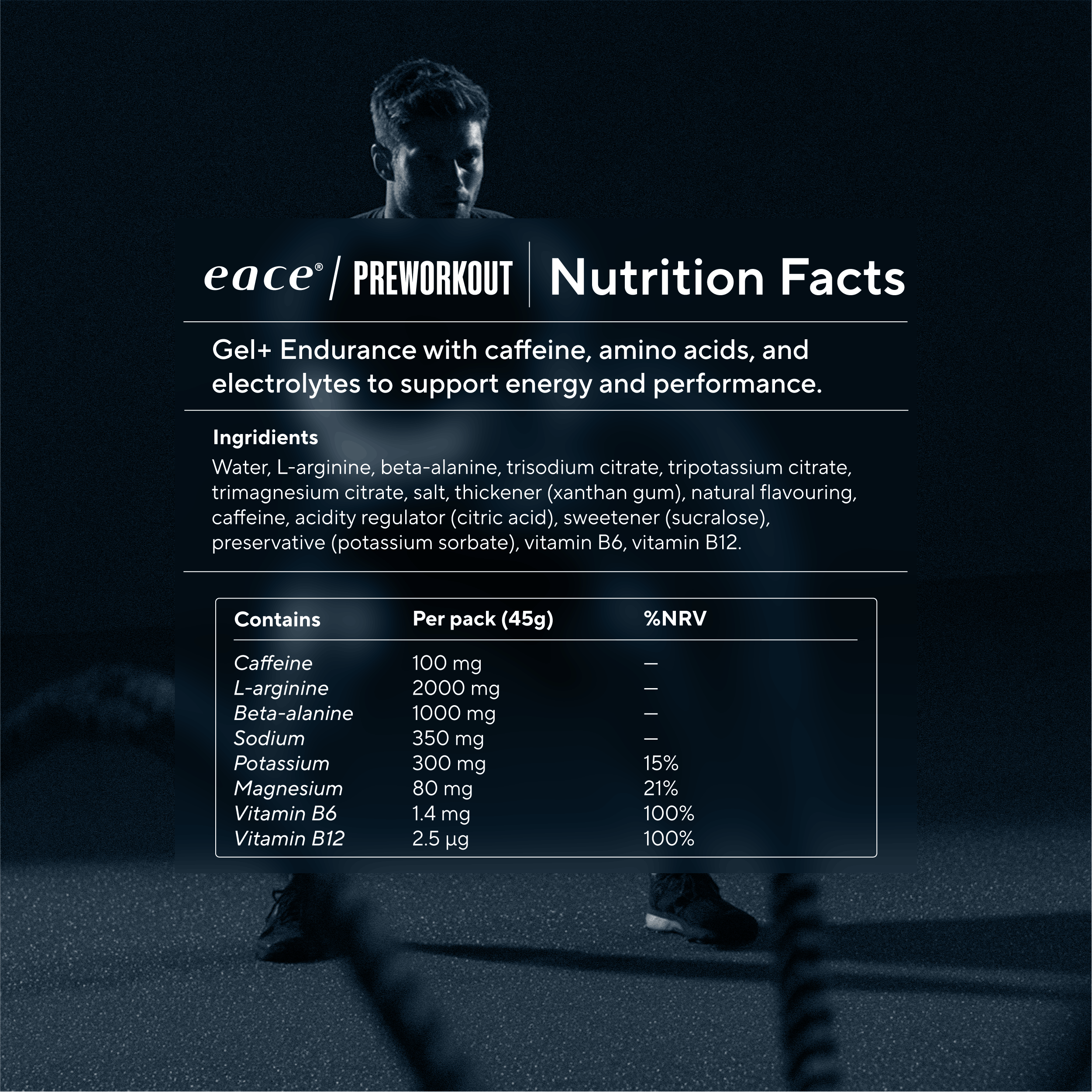 Eace PreWorkout Gel Berry