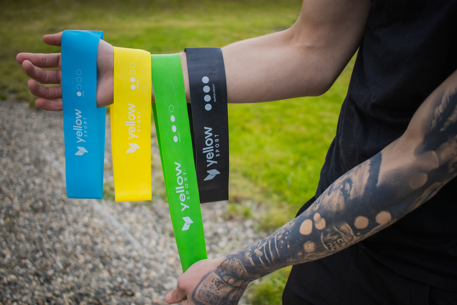 Gule Løkker Træningselastikker