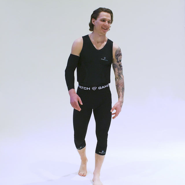 GAMEPATCH 3/4 Tights Knæpolstring