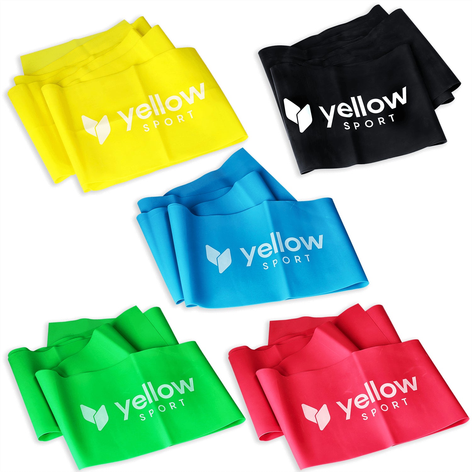 Gul Træningselastik 2 meter