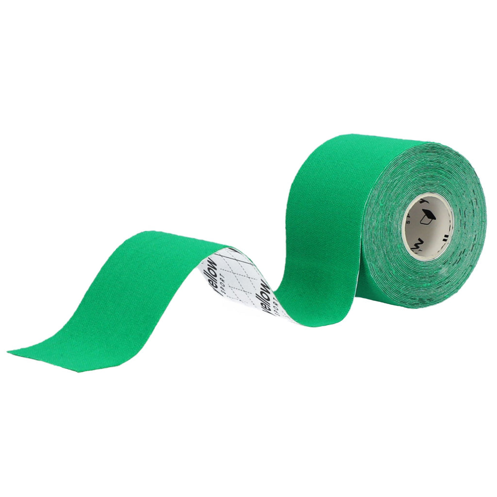 Grøn kinesiologitape (5 cm) fra Yellow Sport